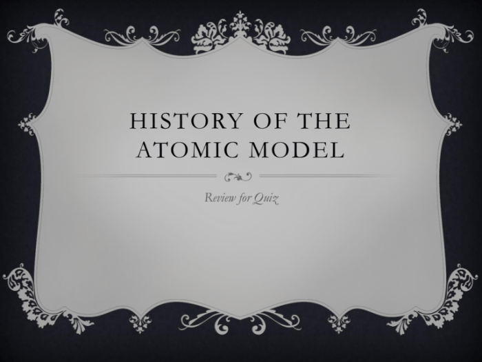 History of the atom webquest