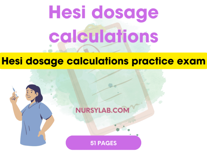 Hesi dosage calculations practice exam