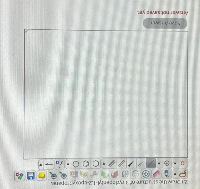 Draw the structure of 1 2 epoxypentane