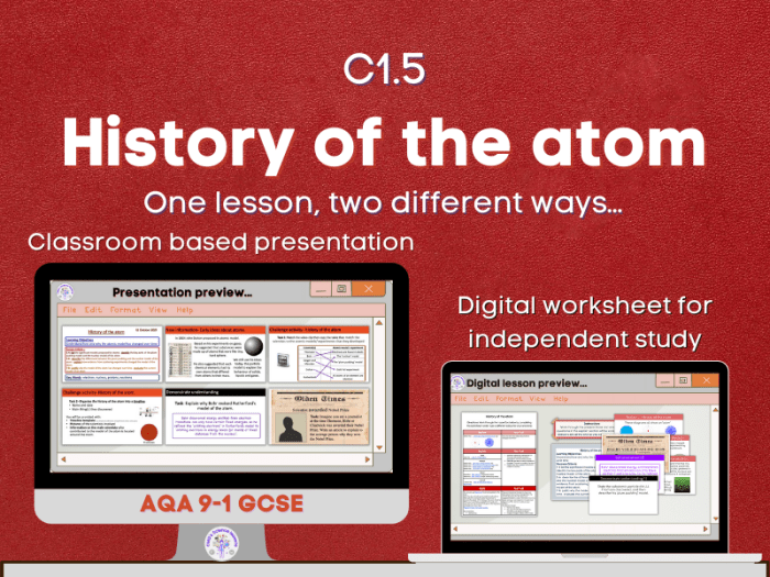 History of the atom webquest