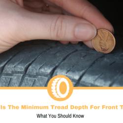 Minimum tread depth for front tires