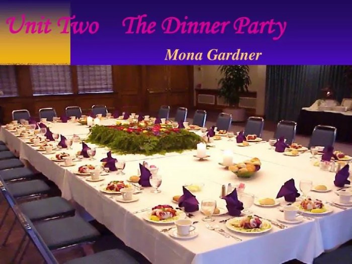 The dinner party mona gardner