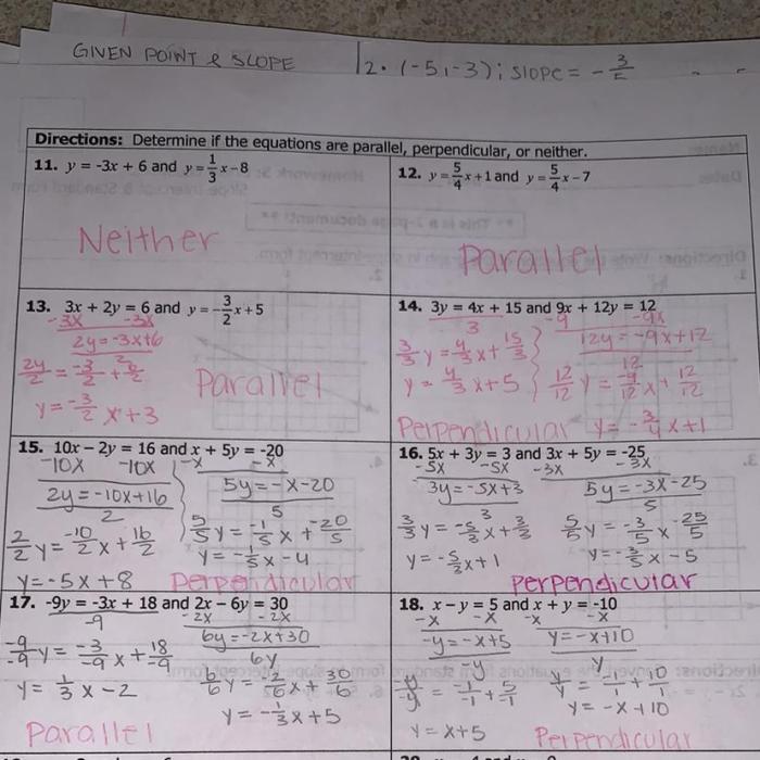 Unit 3 test study guide parallel and perpendicular lines