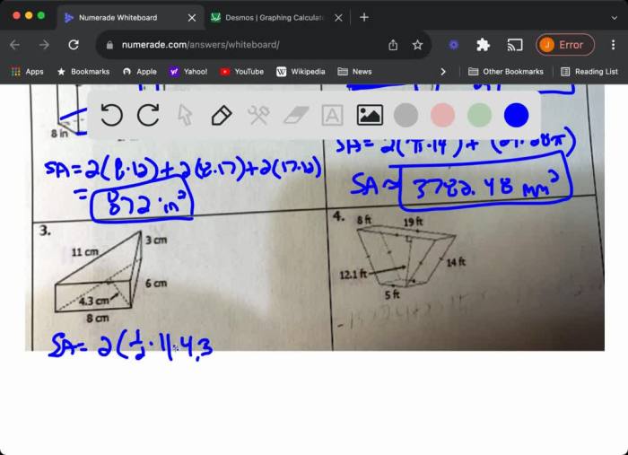 Unit 11 volume and surface area homework 9 answer key